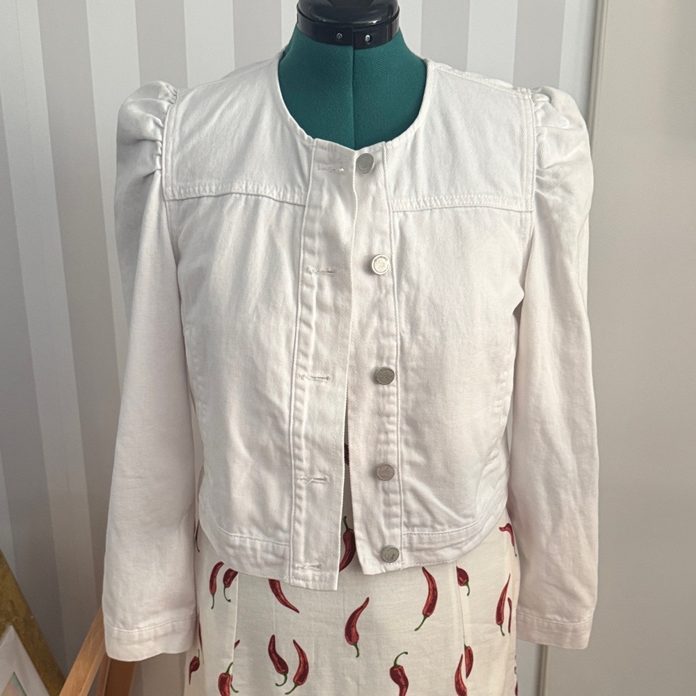 Blank NYC White Jean Jacket